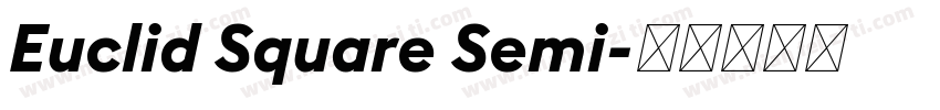 Euclid Square Semi字体转换